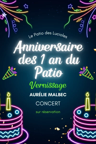 Anniversaire du patio